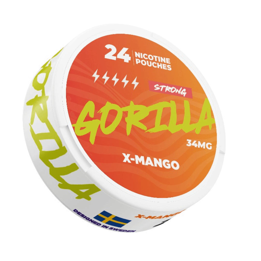 Gorilla-strong-x-mangoNicotinePouches – Grossiste puffs Dakar Sénégal | Cigarettes Électroniques, nicotine pouches Dakar Sénégal