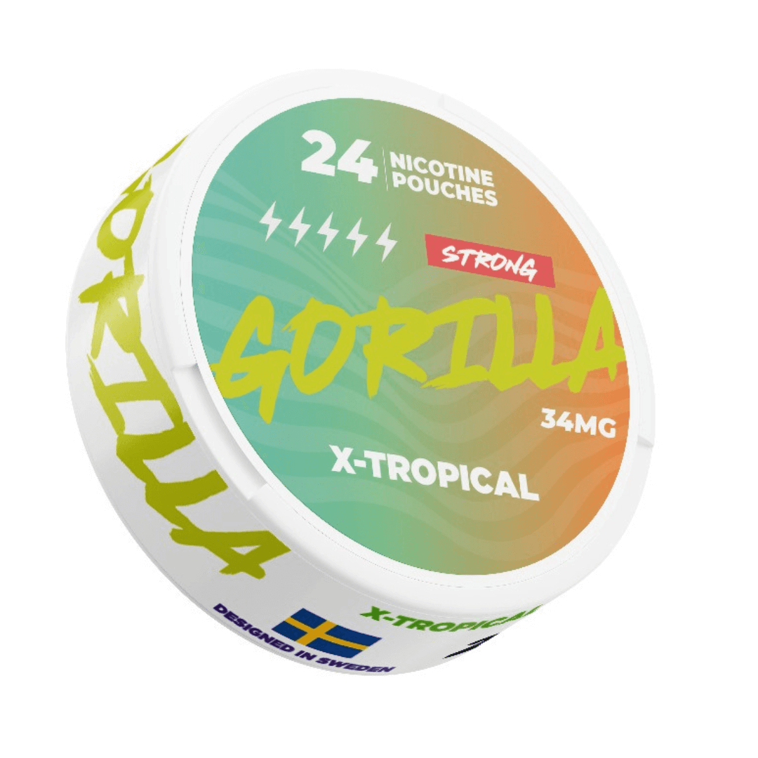 Gorilla-strong-x-tropicalNicotinePouches – Grossiste puffs Dakar Sénégal | Cigarettes Électroniques, nicotine pouches Dakar Sénégal