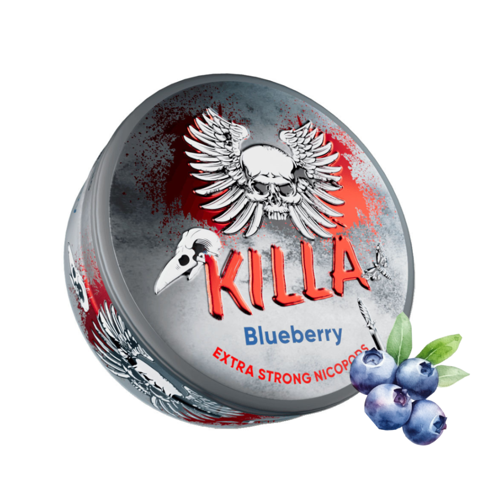 KILLA-Blueberry-Nicotine-Pouches – Grossiste puffs Dakar Sénégal | Cigarettes Électroniques, nicotine pouches Dakar Sénégal