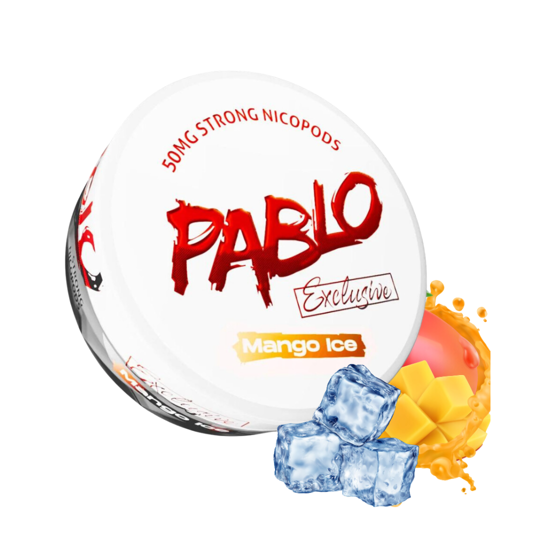Pablo-Exclusive-Mango-Ice-Nicotine-Pouches – Grossiste puffs Dakar Sénégal | Cigarettes Électroniques, nicotine pouches Dakar Sénégal