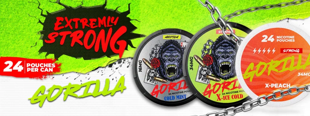 gorilla – Grossiste puffs Dakar Sénégal | Cigarettes Électroniques, nicotine pouches Dakar Sénégal