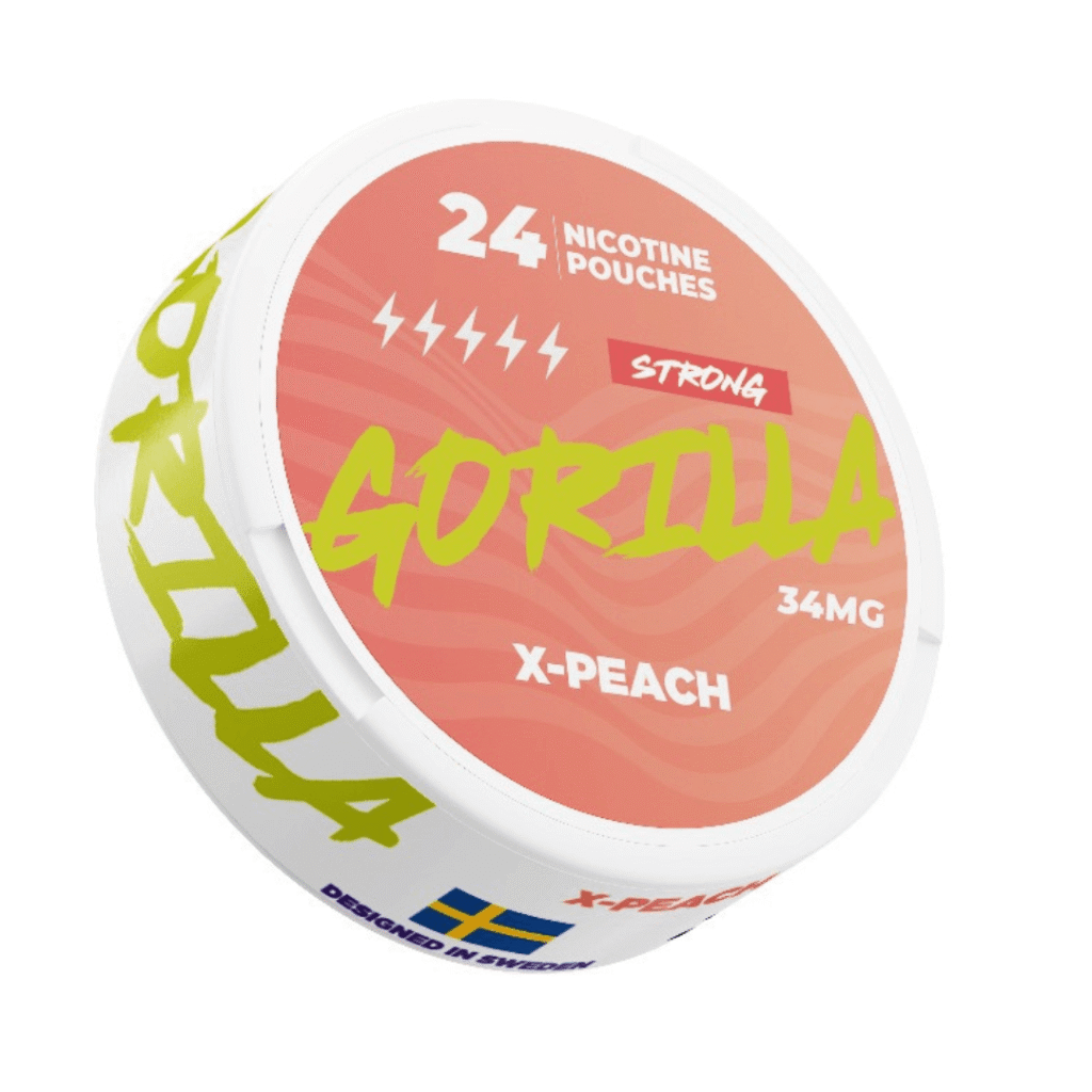 Gorilla-strong-x-peachNicotinePouches.png – Grossiste puffs Dakar Sénégal | Cigarettes Électroniques, nicotine pouches Dakar Sénégal