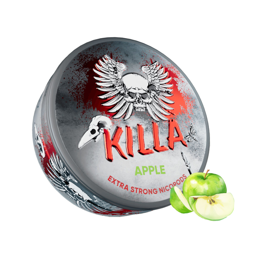 KILLA-Apple-Extra-Strong-Nicotine-Pouches.webp – Grossiste puffs Dakar Sénégal | Cigarettes Électroniques, nicotine pouches Dakar Sénégal