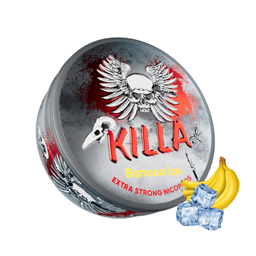 KILLA-Banana-Ice-Nicotine-Pouches4.webp – Grossiste puffs Dakar Sénégal | Cigarettes Électroniques, nicotine pouches Dakar Sénégal