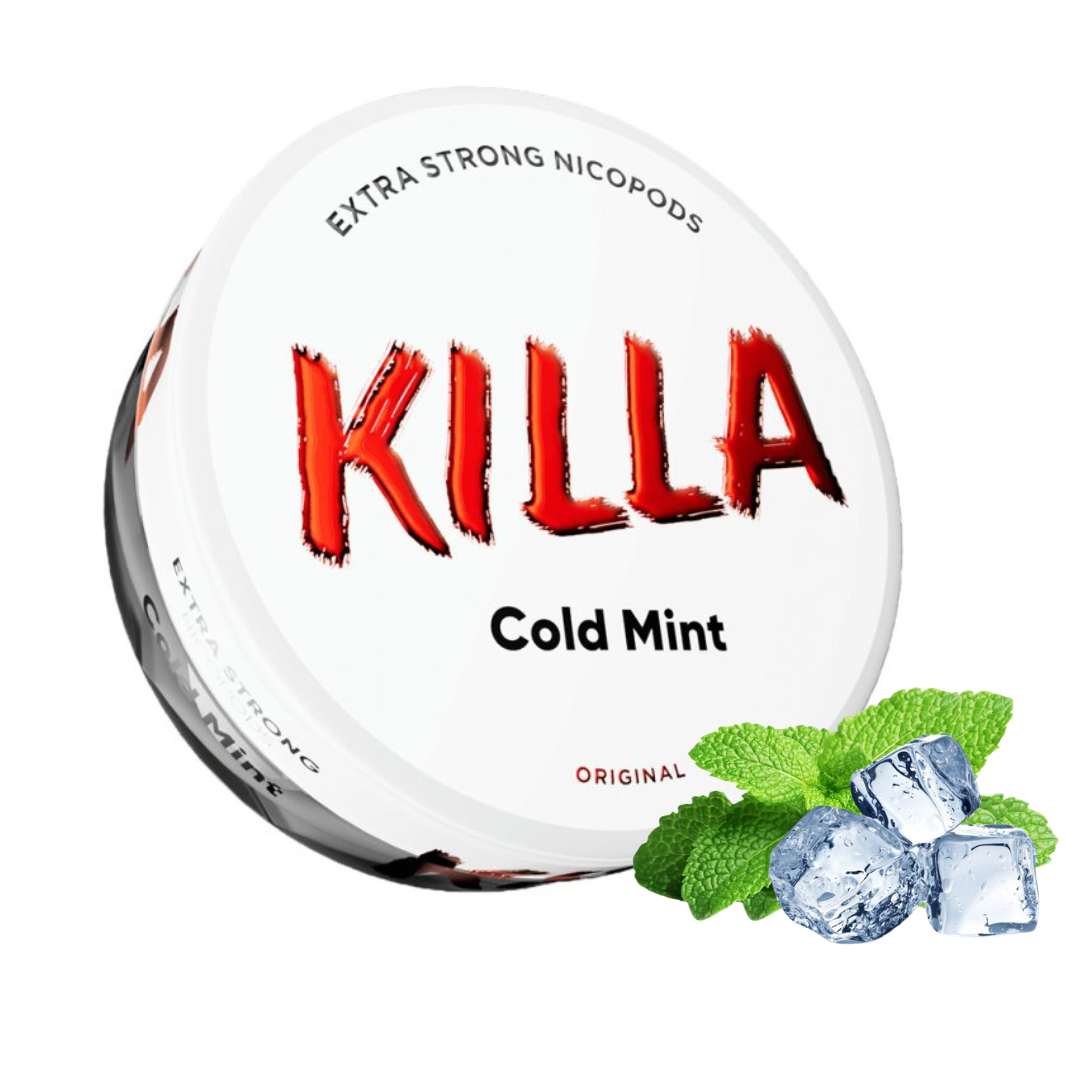 KILLA-Cold-Mint-Nicotine-Pouches.webp – Grossiste puffs Dakar Sénégal | Cigarettes Électroniques, nicotine pouches Dakar Sénégal