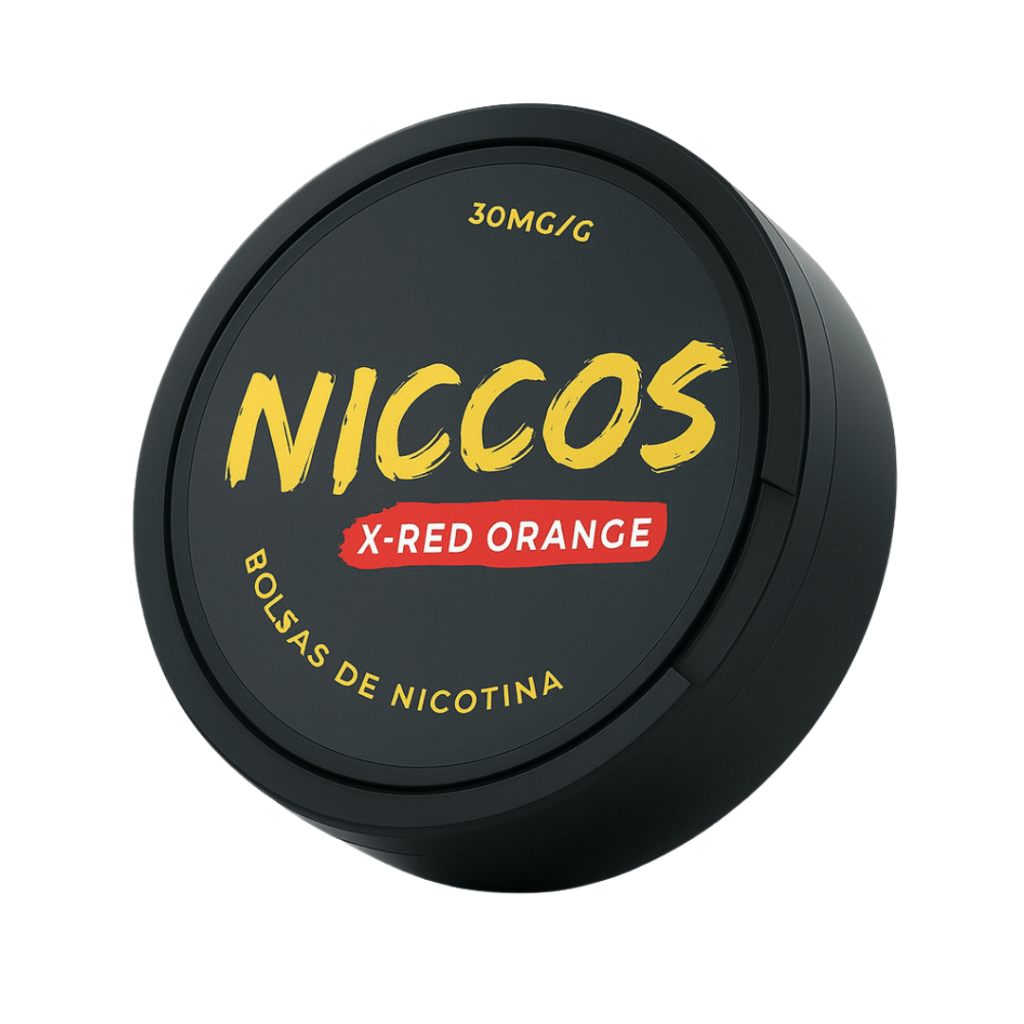 NICCOS_-X-Red_Orange-_Nicotine_Pouches.png – Grossiste puffs Dakar Sénégal | Cigarettes Électroniques, nicotine pouches Dakar Sénégal